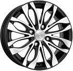 Диск КиК КС628 Канзаши (алмаз черный) 5.5х14 4x98 ET35 D58.5