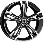 Диск КиК КС655 Каррера (алмаз черный) 7х18 5x114.3 ET45 D67.1